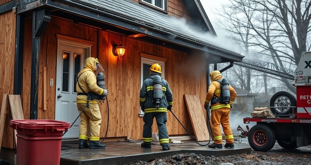 Professional fire damage restoration