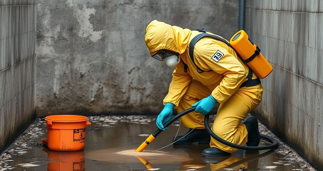 Professional sewage cleanup