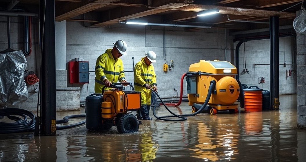 Professional water damage restoration